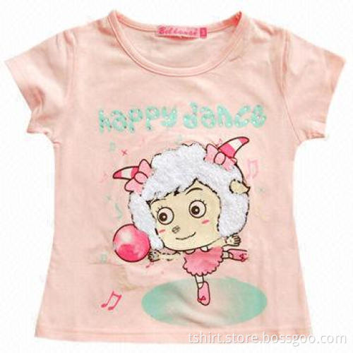 Children's t-shirt, fashion kid's clothing, kid's garment, girls garment